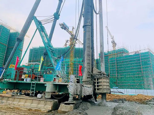 三軸攪拌樁施工